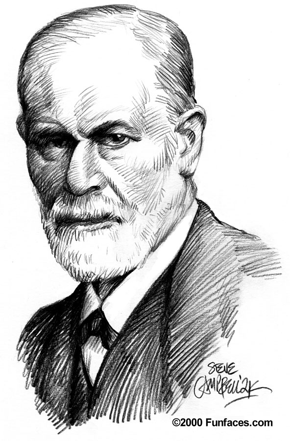 portrait of Freud